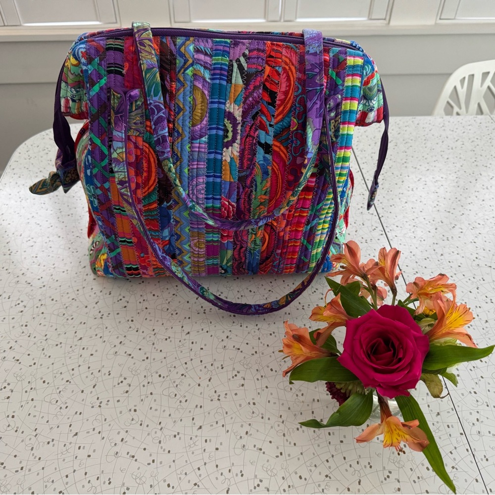 NWT - Colorful Patchwork Women's Craft Bag
